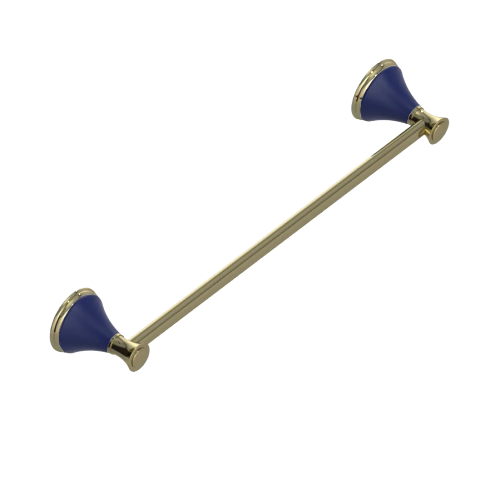 Rubinet Towel Bar 18" Natural Brass