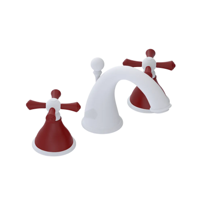 Rubinet Widespread Lav. Set. (less drain) Matt White