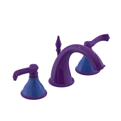 Rubinet Widespread Lav. Set. (less drain) Purple Haze