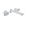 Baril Two handles wall-mounted lavatory faucet, drain not included