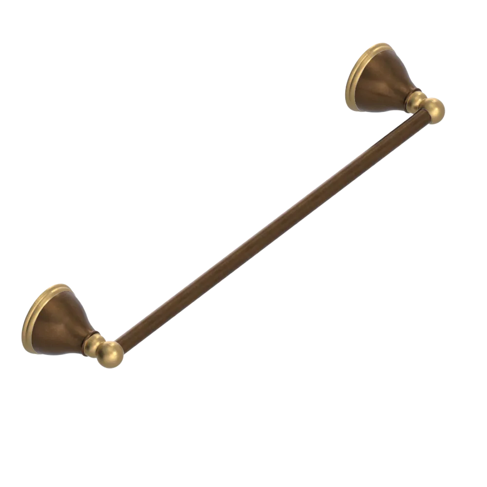 Rubinet Towel Bar 18" Tuscan Brass