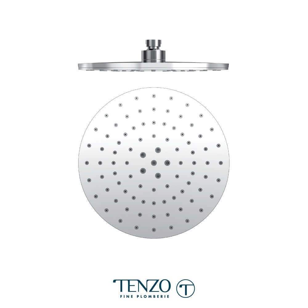 Tenzo 23cm 9in PVC Shower Head – Chrome