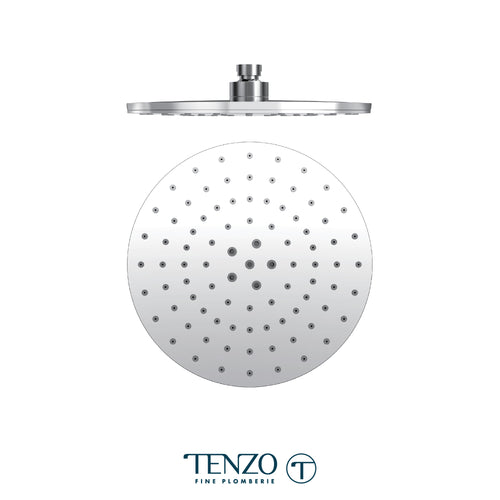 Tenzo 23cm 9in PVC Shower Head – Chrome
