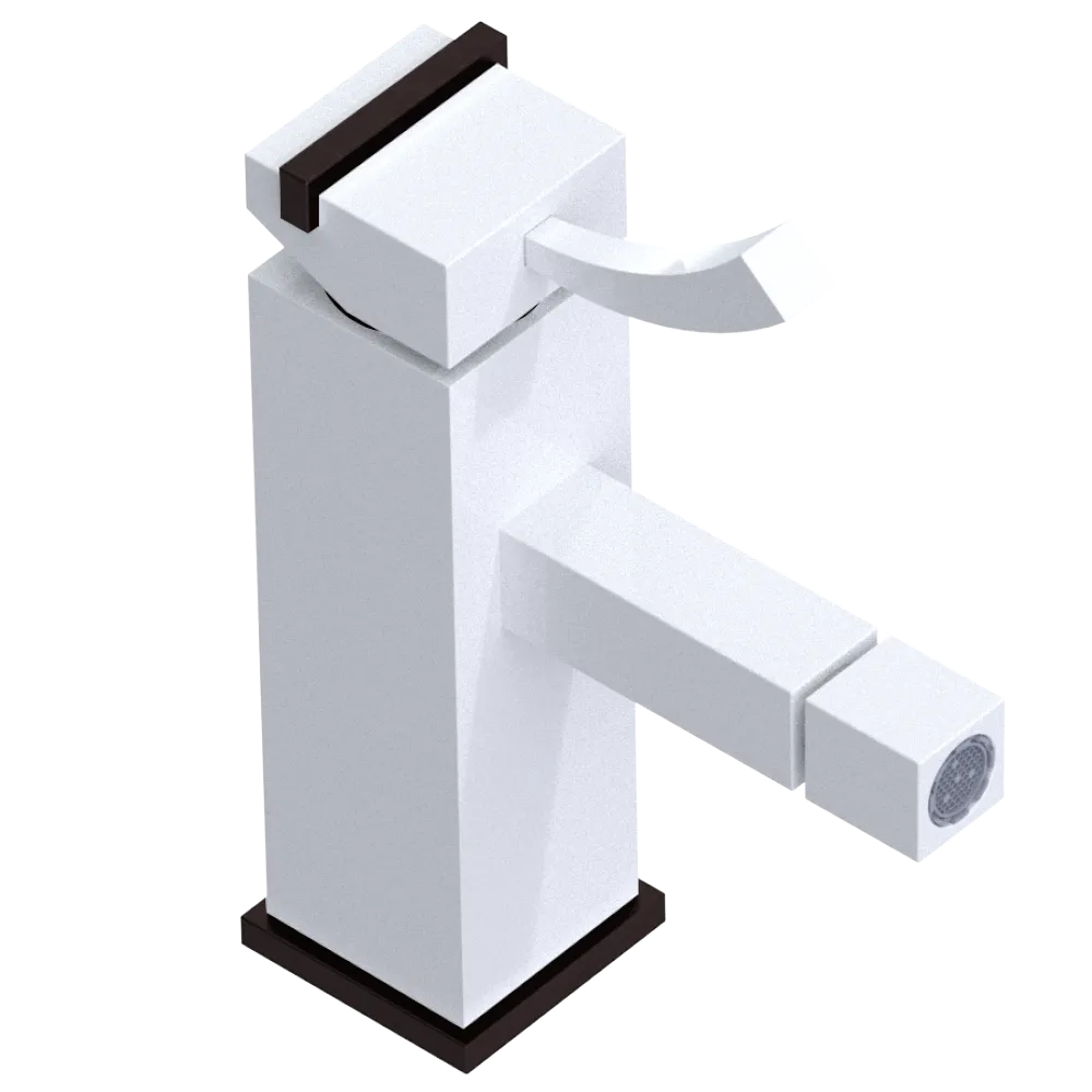 Rubinet Single Control Bidet Fitting (less drain) White