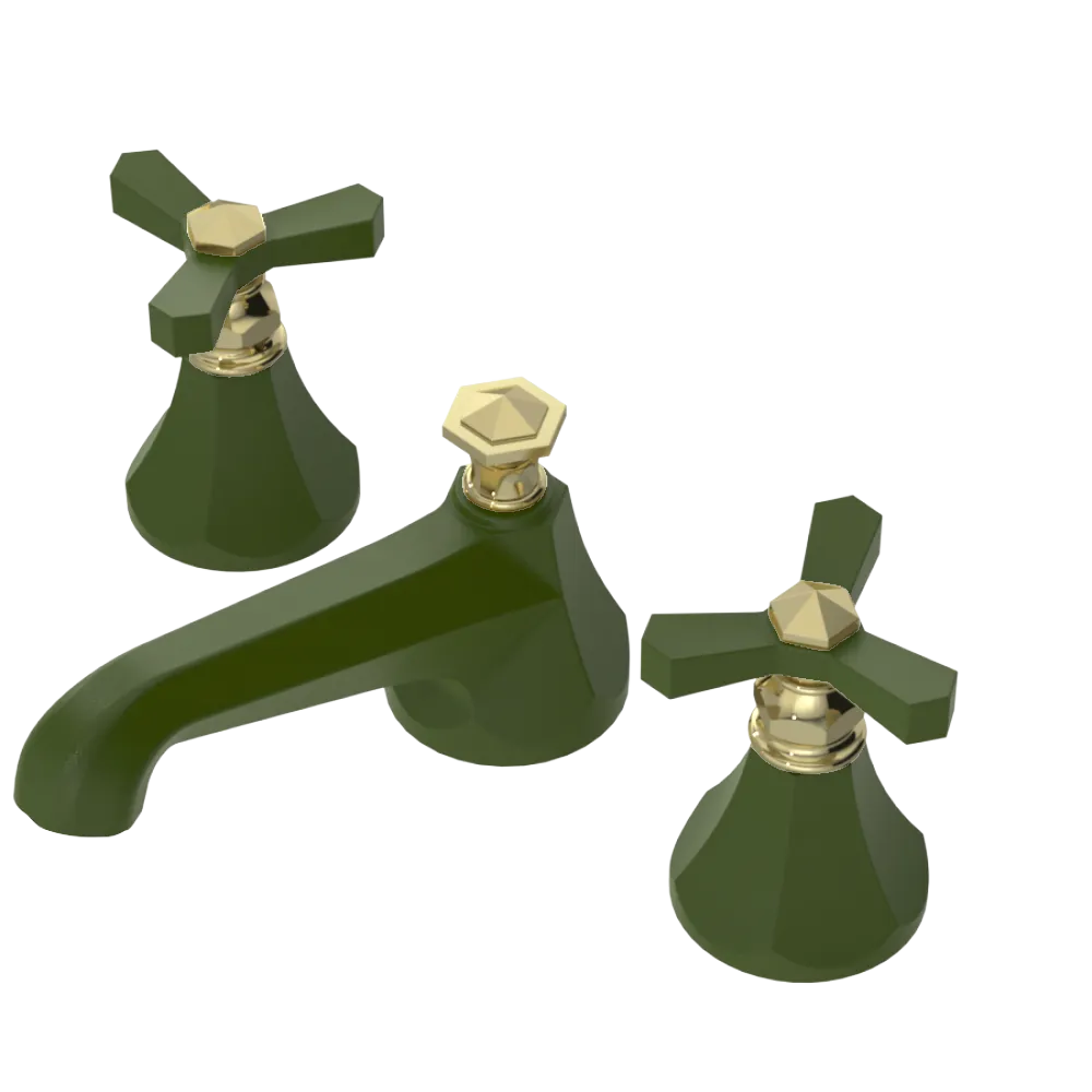 Rubinet Widespread Lav. Set. (less drain) Green Envy