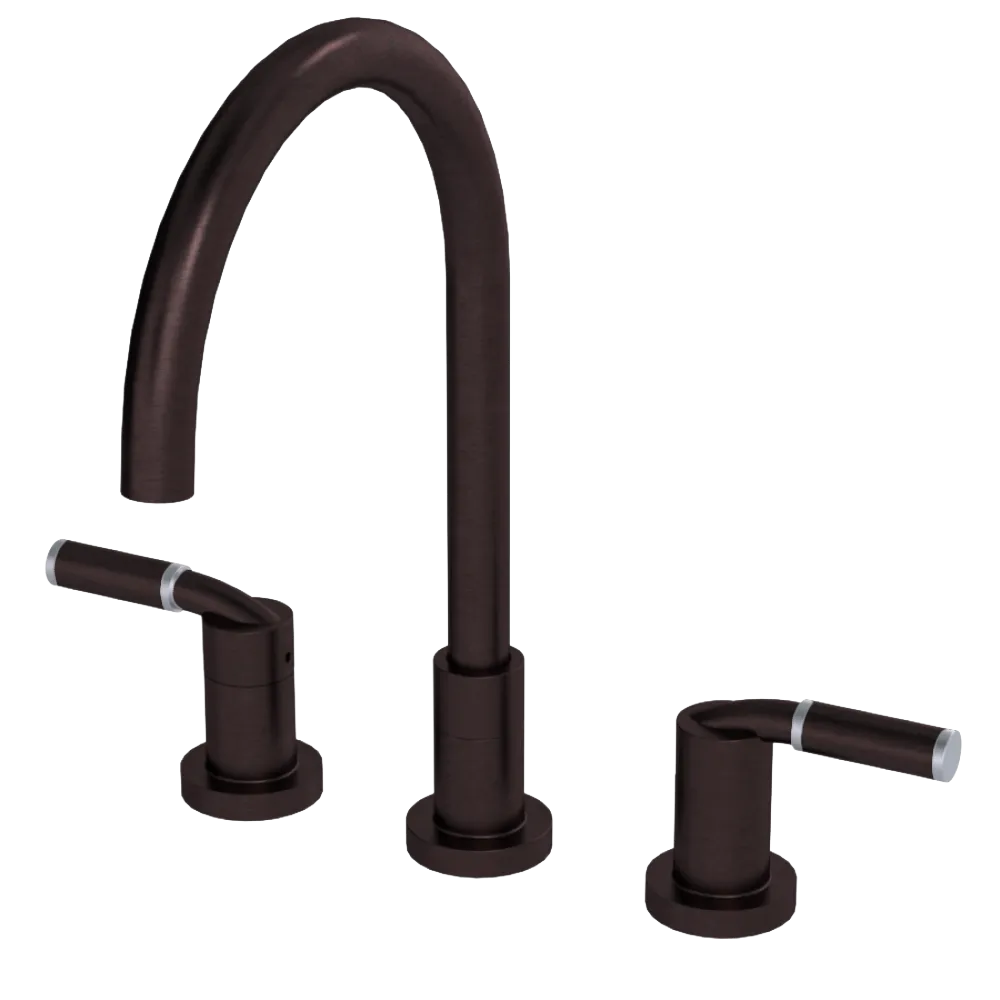 Rubinet Widespread Kitchen Set Oil Rubbed Bronze