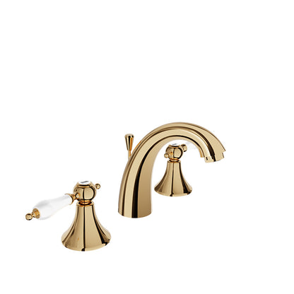 Baril 8" c/c lavatory faucet, drain included