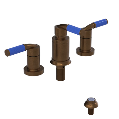 Rubinet Bidet Fitting with Spray, Diverter, and Vacum Breaker (Less Drain) Tuscan Brass