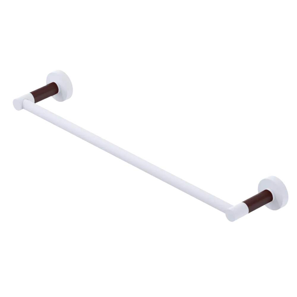 Rubinet Towel Bar 18" Matt White