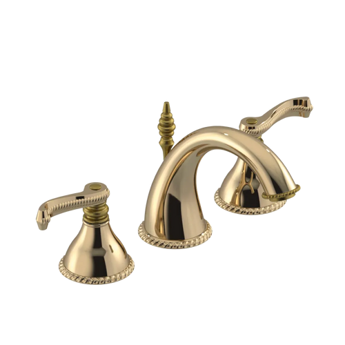 Rubinet Widespread Lav. Set. (less drain) Gold
