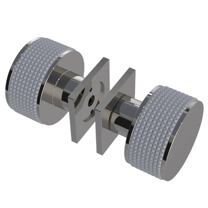 Rubinet Shower Door Knob (set) Polished Nickel