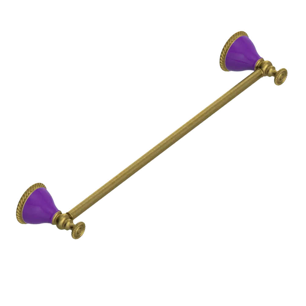 Rubinet Towel Bar 18" Antique Brass Matt