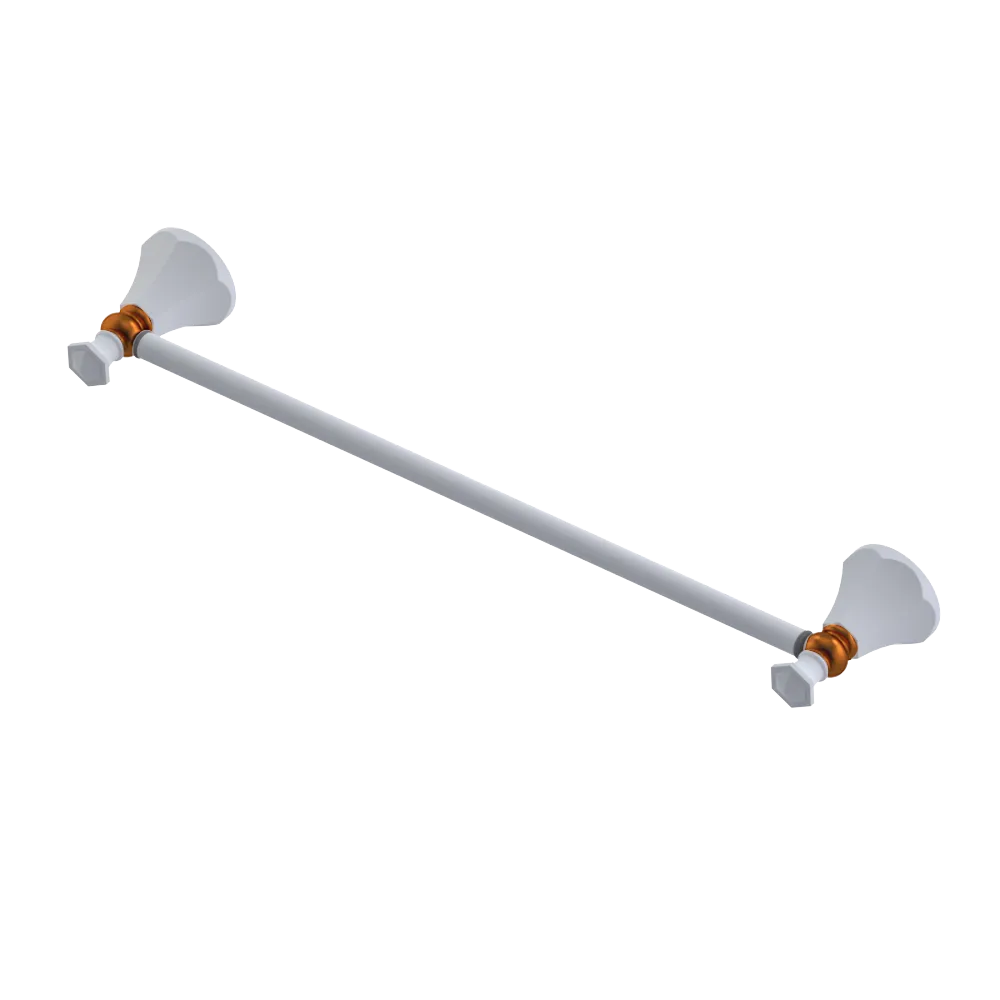 Rubinet Towel Bar 18" Matt White