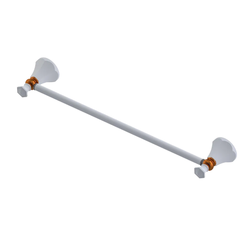 Rubinet Towel Bar 18" Matt White