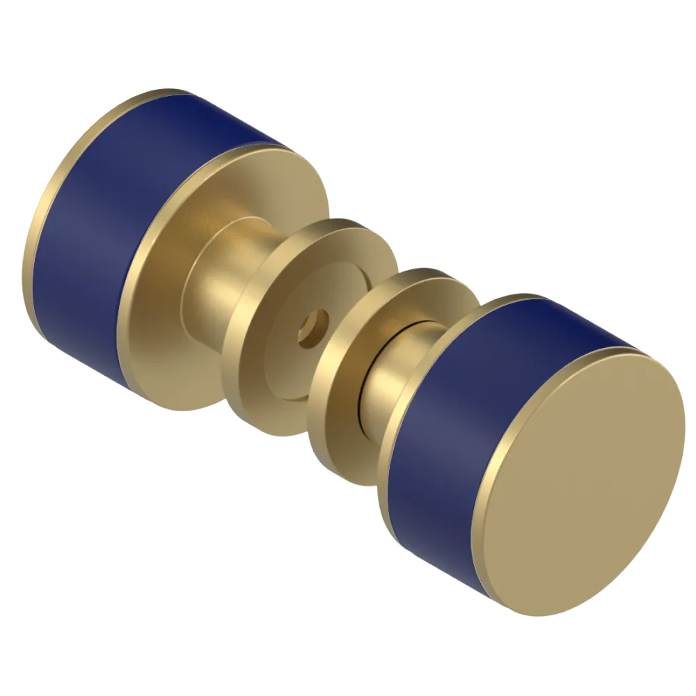 Rubinet Shower Door Knob (set) Satin Brass
