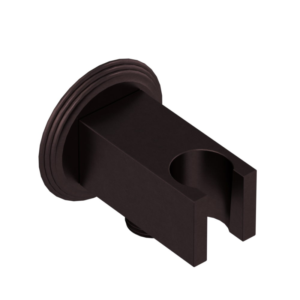 Rubinet Wall Bracket with Integral Supply with 1/2" NPT x 1/2" NPSM x 3" Nipple Oil Rubbed Bronze