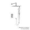 Baril Complete thermostatic pressure balanced shower kit without handle