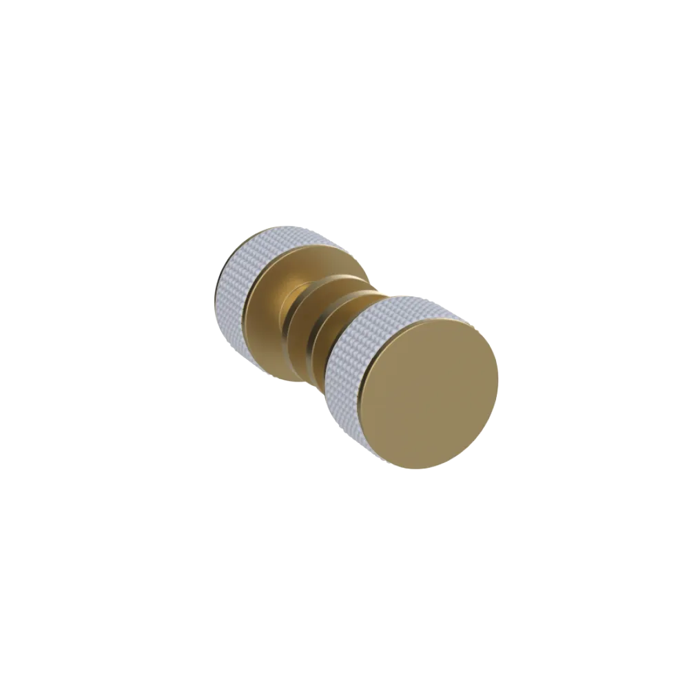 Rubinet Shower Door Knob (set) Satin Brass