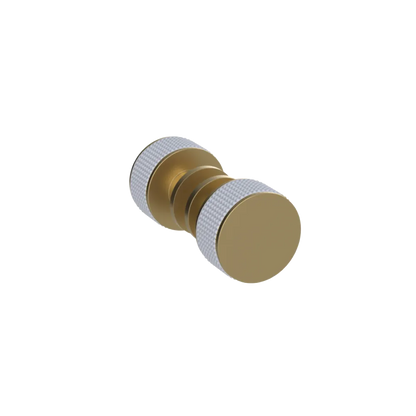 Rubinet Shower Door Knob (set) Satin Brass
