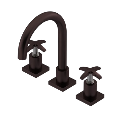 Rubinet Widespread Lav. Set. (less drain) Oil Rubbed Bronze