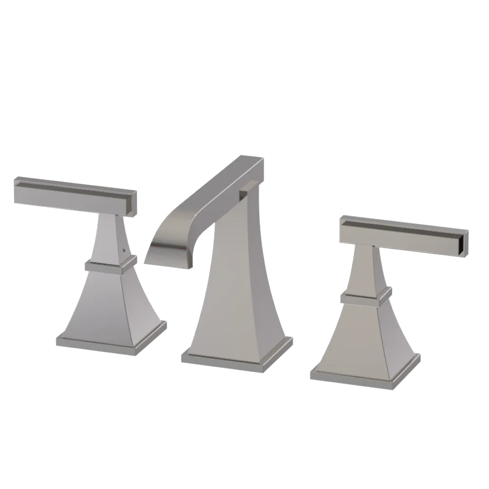 Rubinet Widespread Lav. Set. (less drain) Polished Nickel