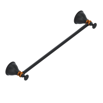 Rubinet Towel Bar 24" Matt Black