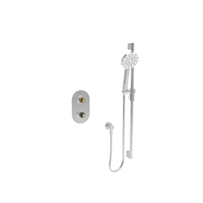 Baril Complete thermostatic pressure balanced shower kit without handle