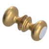 Rubinet Shower Door Knob (set) Satin Gold