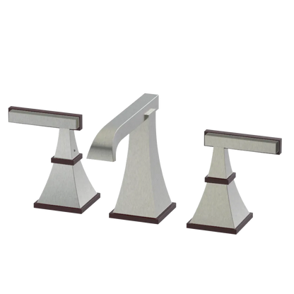 Rubinet Widespread Lav. Set. (less drain) Satin Nickel