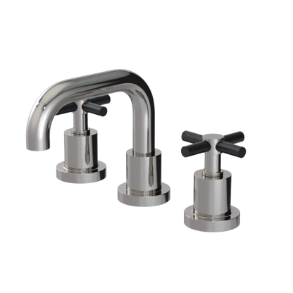 Rubinet Widespread Lav. Set. (less drain) Polished Nickel