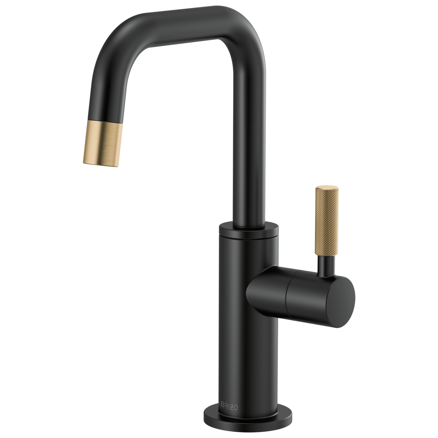 Brizo Beverage Faucet With Square Spout And Knurled Handle