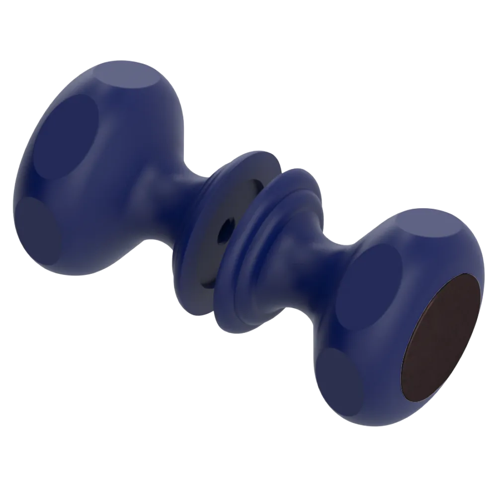 Rubinet Shower Door Knob (set) Midnight Blue