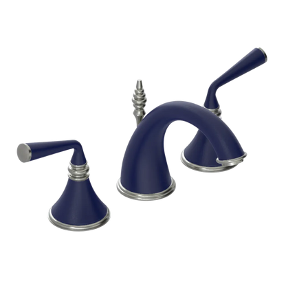 Rubinet Widespread Lav. Set. (less drain) Midnight Blue