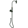 Rubinet Hand Held Shower Bidet with Extended Reach & Dual Function Spray Including Wall Bracket with Supply & Hose (Round) Green Envy