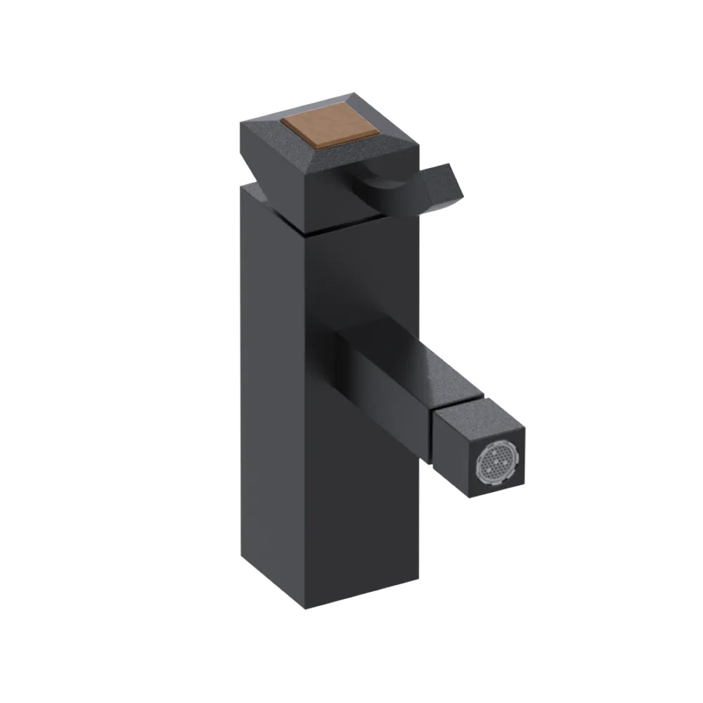 Rubinet Single Control Bidet Fitting (less drain) Matt Black