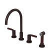 Rubinet Widespread Kitchen Set with Hand Spray Oil Rubbed Bronze