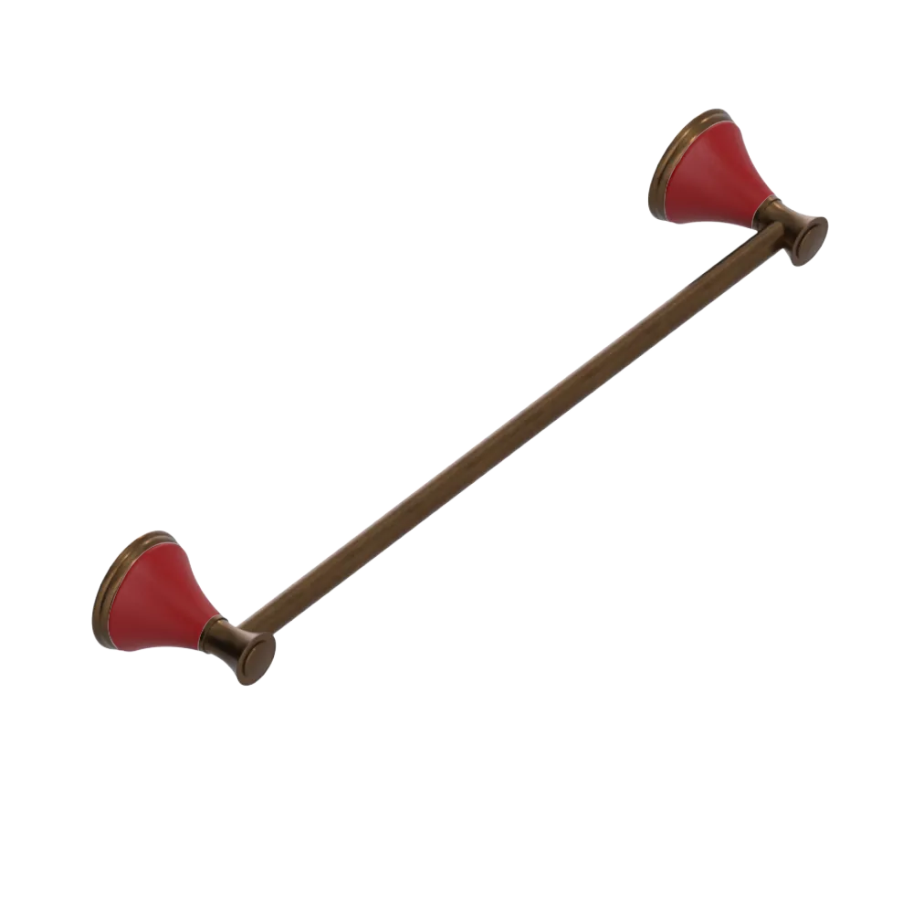 Rubinet Towel Bar 18" Tuscan Brass