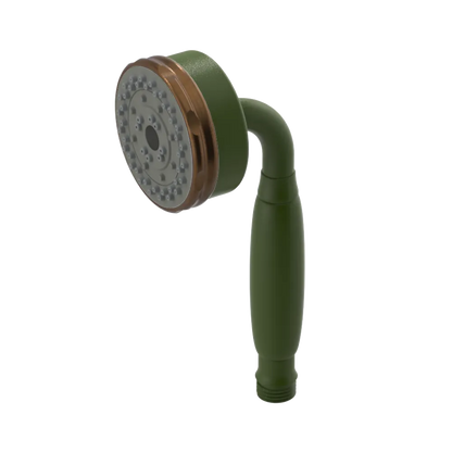 Rubinet 3 Function Hand Held Shower Only Green Envy