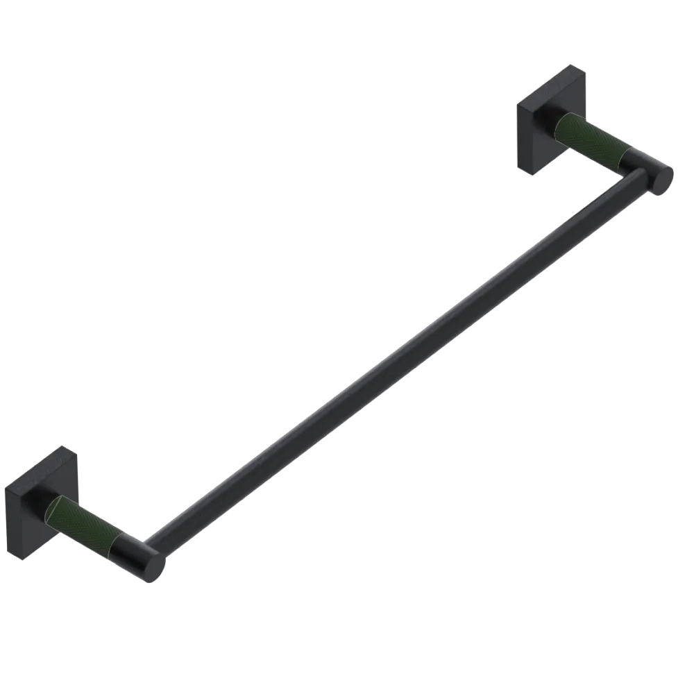 Rubinet 18" TOWEL BAR Matt Black