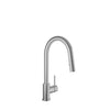 Baril Modern single-hole kitchen faucet with single lever and 2-function pull-down spray