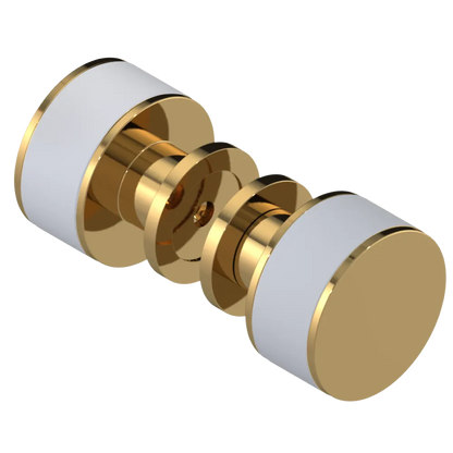 Rubinet Shower Door Knob (set) Gold