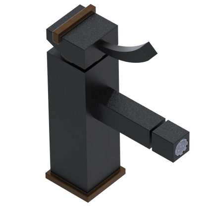 Rubinet Single Control Bidet Fitting (less drain) Matt Black