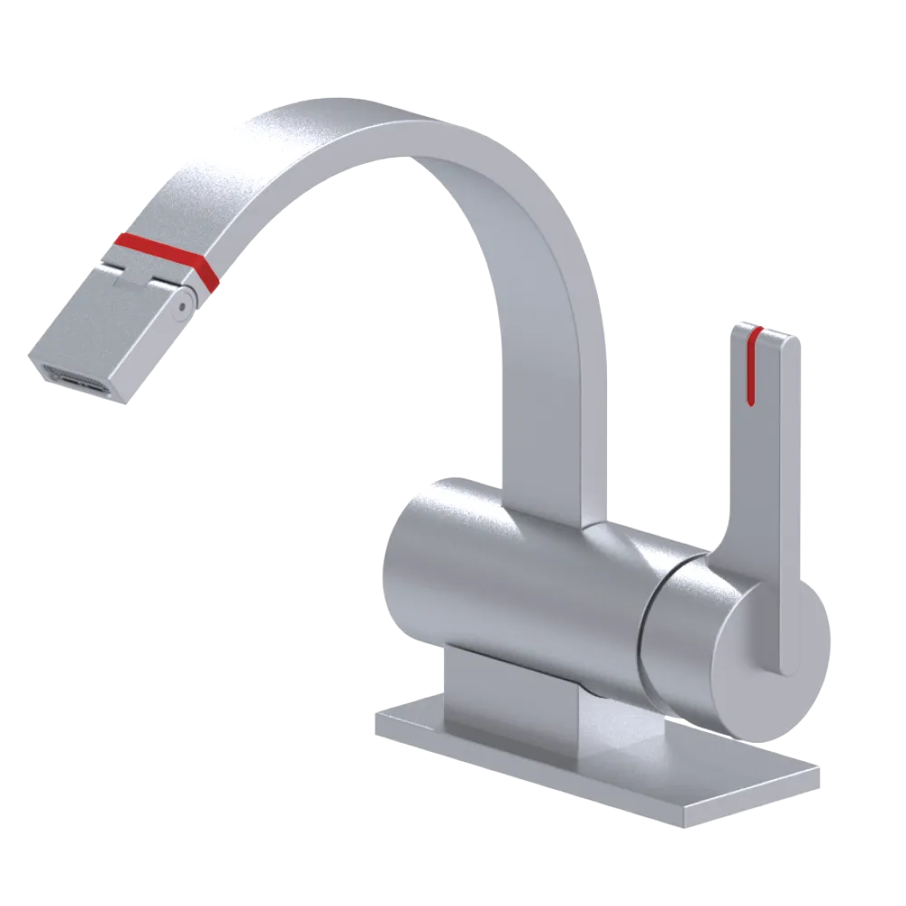 Rubinet Single Control Bidet Fitting (less drain) Satin Chrome