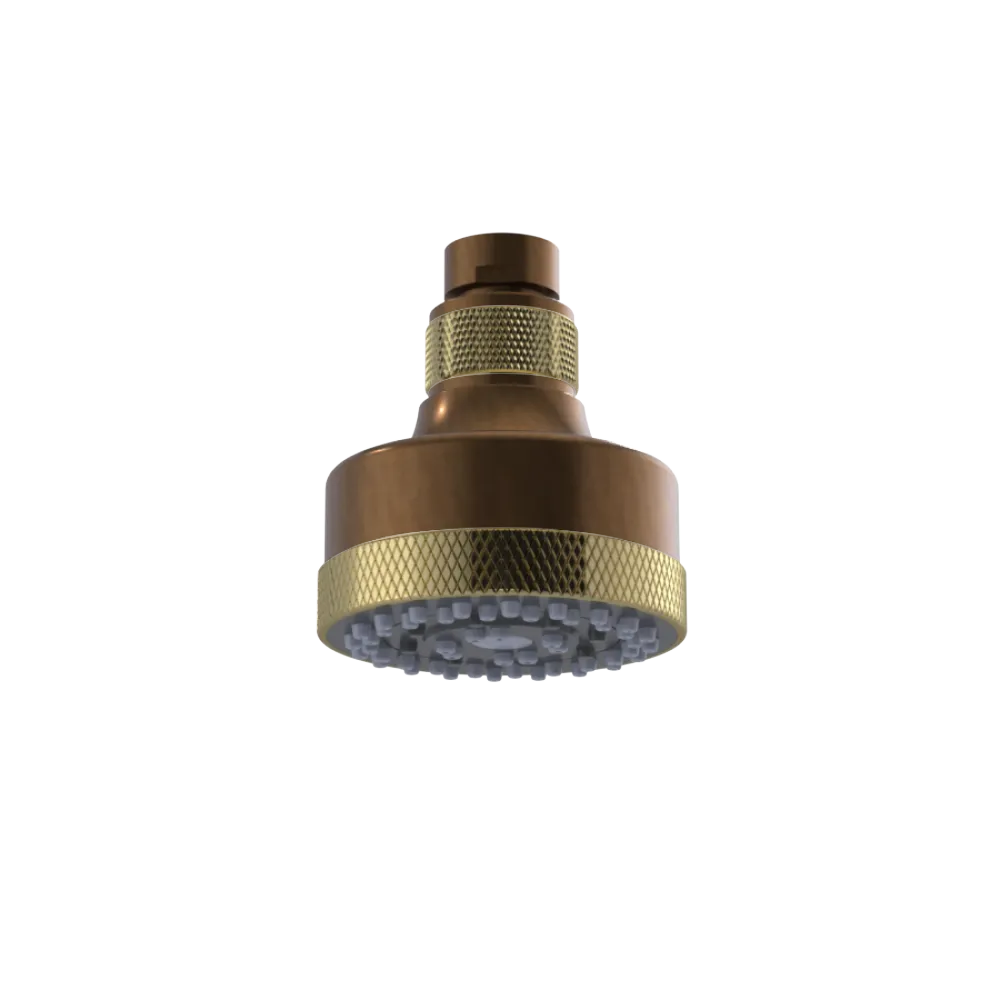 Rubinet 3 FUNCTION SHOWER HEAD Tuscan Brass