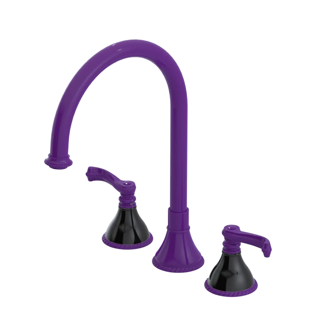 Rubinet Widespread Kitchen Set Purple Haze