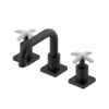 Rubinet Widespread Lav. Set. with Genesis spout (less drain) Matt Black