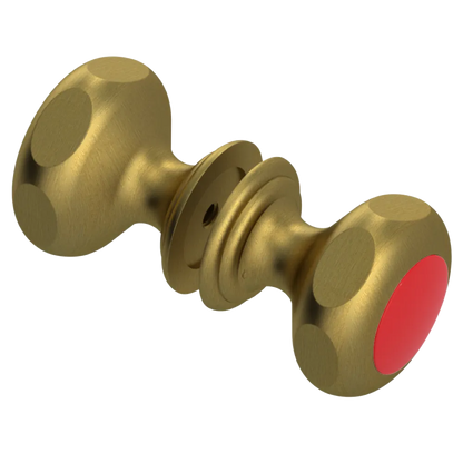 Rubinet Shower Door Knob (set) Antique Brass Matt
