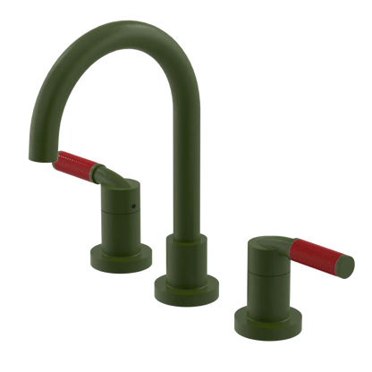Rubinet Widespread Lav. Set. (less drain) Green Envy