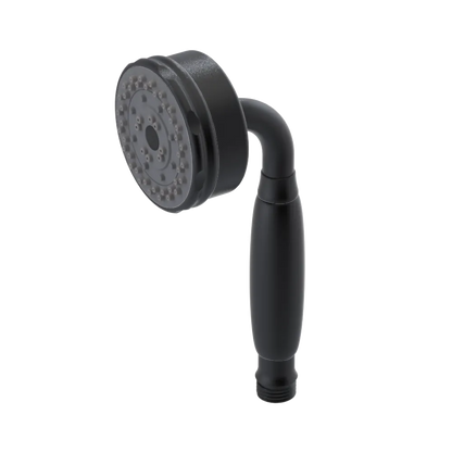 Rubinet 3 Function Hand Held Shower Only Matt Black