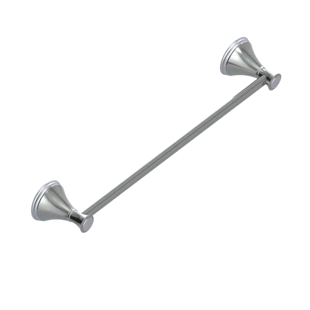 Rubinet Towel Bar 18" Satin Nickel